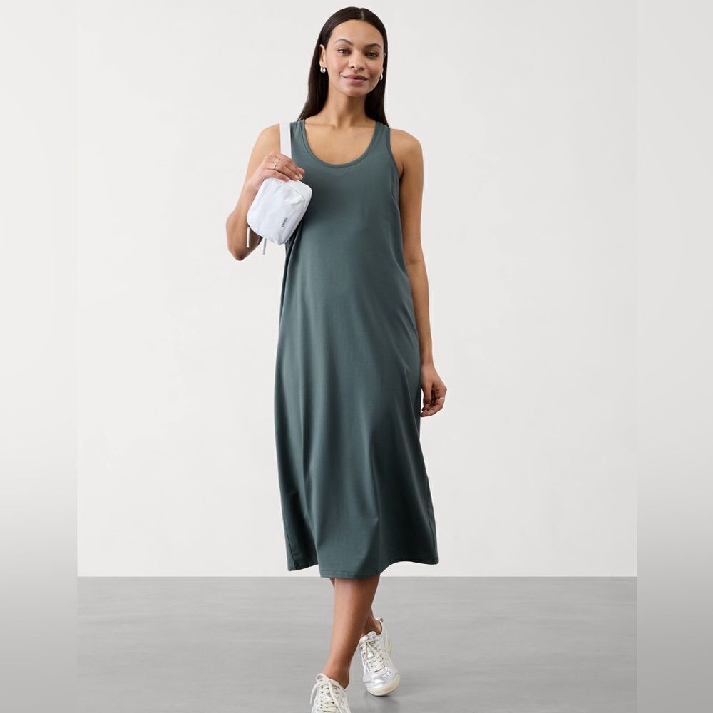 NWT Athleta Midi Scoop Dress